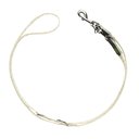 Verstellbare Leine Convenience Reflect Glow 200 cm x 15 mm, weiß, Sterne