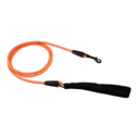 Hurtta Lifeguard Dazzle Seil-Leine mit gepolstertem Griff 120cm x 8mm, Orange
