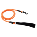 Hurtta Lifeguard Dazzle Seil-Leine mit gepolstertem Griff 150cm x 11mm, Orange