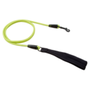 Hurtta Lifeguard Dazzle Seil-Leine mit gepolstertem Griff 120cm x 8mm, Gelb