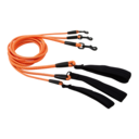 Hurtta Lifeguard Dazzle Seil-Leine mit gepolstertem Griff orange, 180cm*6mm