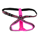 Hurtta Y Geschirr für Hunde gepolstert pink, 110, Brust 90-110 cm, Hals 86 cm