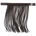 Bunte Fliegenfransen Klettverschluss Gr. Pony, black
