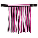 Bunte Fliegenfransen Klettverschluss Gr. Pony, neon pink