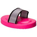 Striegel Kunststoff mit Handschlaufe neon pink