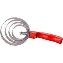Striegel Metall Rund red