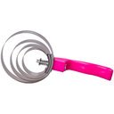 Striegel Metall Rund neon pink