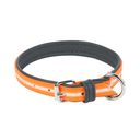 Julius K9 IDC Lumino Halsband XL: Hals 55-65 cm, 2,5 cm breit, orange