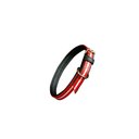 Julius K9 IDC Lumino Halsband L: Hals 45-55 cm, 2,5 cm breit, rot