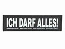Julius K9 Klettlogos Klettsticker S klein ICH DARF ALLES