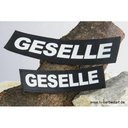 Julius K9 Logo Klettsticker groß G-L GESELLE