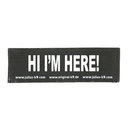 Julius K9 Logo Klettsticker groß G-L HI, I'M HERE!