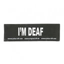 Julius K9 Logo Klettsticker groß G-L I'M DEAF