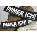 Julius K9 Logo Klettsticker groß G-L IMMER ICH!