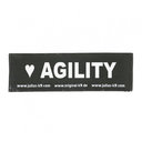 Julius K9 Logo Klettsticker groß G-L I LOVE AGILITY