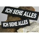 Julius K9 Logo Klettsticker groß G-L ICH SEHE ALLES
