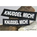 Julius K9 Logo Klettsticker groß G-L KNUDDEL MICH!