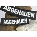 Julius K9 Logo Klettsticker klein A - F ABGEHAUEN