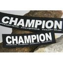 Julius K9 Logo Klettsticker klein A - F CHAMPION