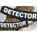 Julius K9 Logo Klettsticker klein A - F DETECTOR