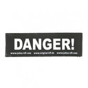 Julius K9 Logo Klettsticker klein A - F DANGER!