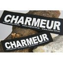 Julius K9 Logo Klettsticker klein A - F CHARMEUR