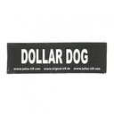 Julius K9 Logo Klettsticker klein A - F DOLLAR DOG