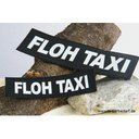 Julius K9 Logo Klettsticker klein A - F FLOH TAXI