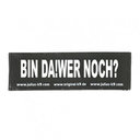 Julius K9 Logo Klettsticker klein A - F BIN DA!WER NOCH?