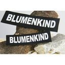 Julius K9 Logo Klettsticker klein A - F BLUMENKIND