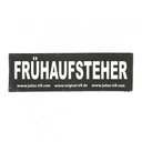 Julius K9 Logo Klettsticker klein A - F FRÜHAUFSTEHER