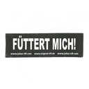 Julius K9 Logo Klettsticker klein A - F FÜTTERT MICH!