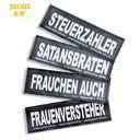 Julius K9 Logo Klettsticker groß G-L GRUNZKÄFER