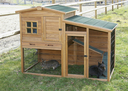 Kleintierstall Fortuna 160 x 80 x 117 cm, mit Freilaufgehege