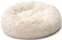 Hundebett Agnes rund M - Ø 58,5 x 14 cm - weiß