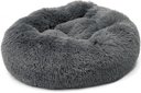 Hundebett Agnes rund M - Ø 58,5 x 14 cm - grau