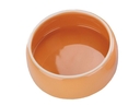 Keramik Futtertrog Napf 125 ml, orange
