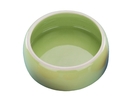 Keramik Futtertrog Napf 125 ml, grün