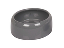 Keramik Futtertrog Napf 125 ml, grau