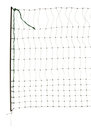 Geflügelnetz PoultryNet 25 m, Höhe 112 cm, Einzelspitze (inkl 8 schwarze Pfähle)