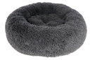 Kuschelbett Fluffy Ø 76 cm, grau