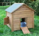 Kleintierstall für Hühner oder Kaninchen L 105 x B 100 x H 108 cm