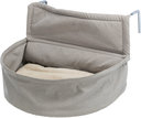 Katzen Kuschelsack XXL für Heizkörper 55 × 15 × 36 cm, braun/taupe