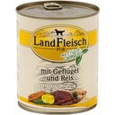 Landfleisch Hundefutter Adult Geflügel & Reis extra mager 6 x 800 g