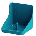 Kerbl Lecksteinhalter eckig aus Kunststoff aquamarin