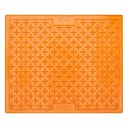 Buddy Schleckmatte für Hunde und Katzen groß - 30,5 x 25,5 cm, orange