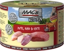 MACs Katzenfutter Kitten Kitten Pute, Rind & Ente 6x200g