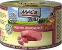 MACs Katzenfutter Kitten Kitten Kalb & Hühnerherzen 6x200g