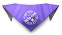 Bandana für Hunde Lila - Super Star
