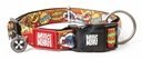 Max & Molly Smart ID Hundehalsband Heroes XS - 22-35 cm, Breite 1 cm
